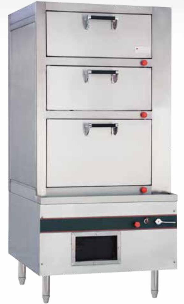 多功能三门海鲜蒸柜炉