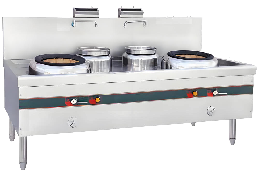 潮式节能双炒双尾炉