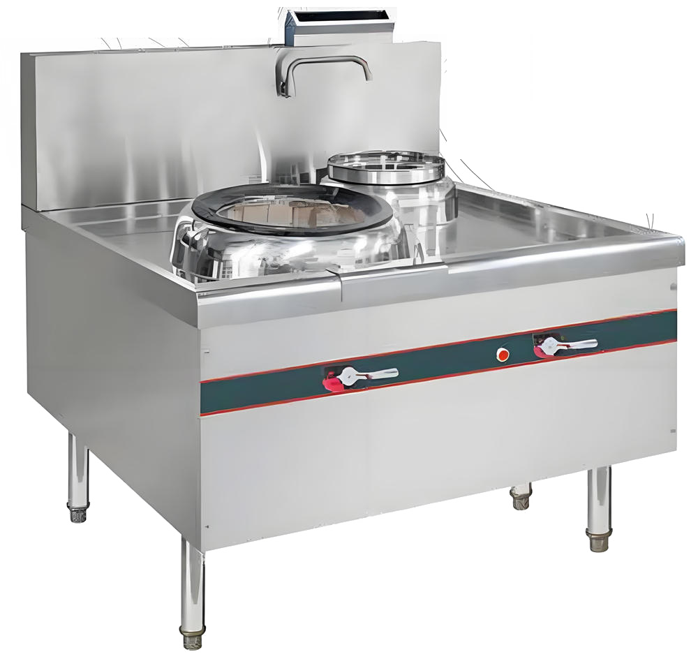 环保型单头单尾小炒炉